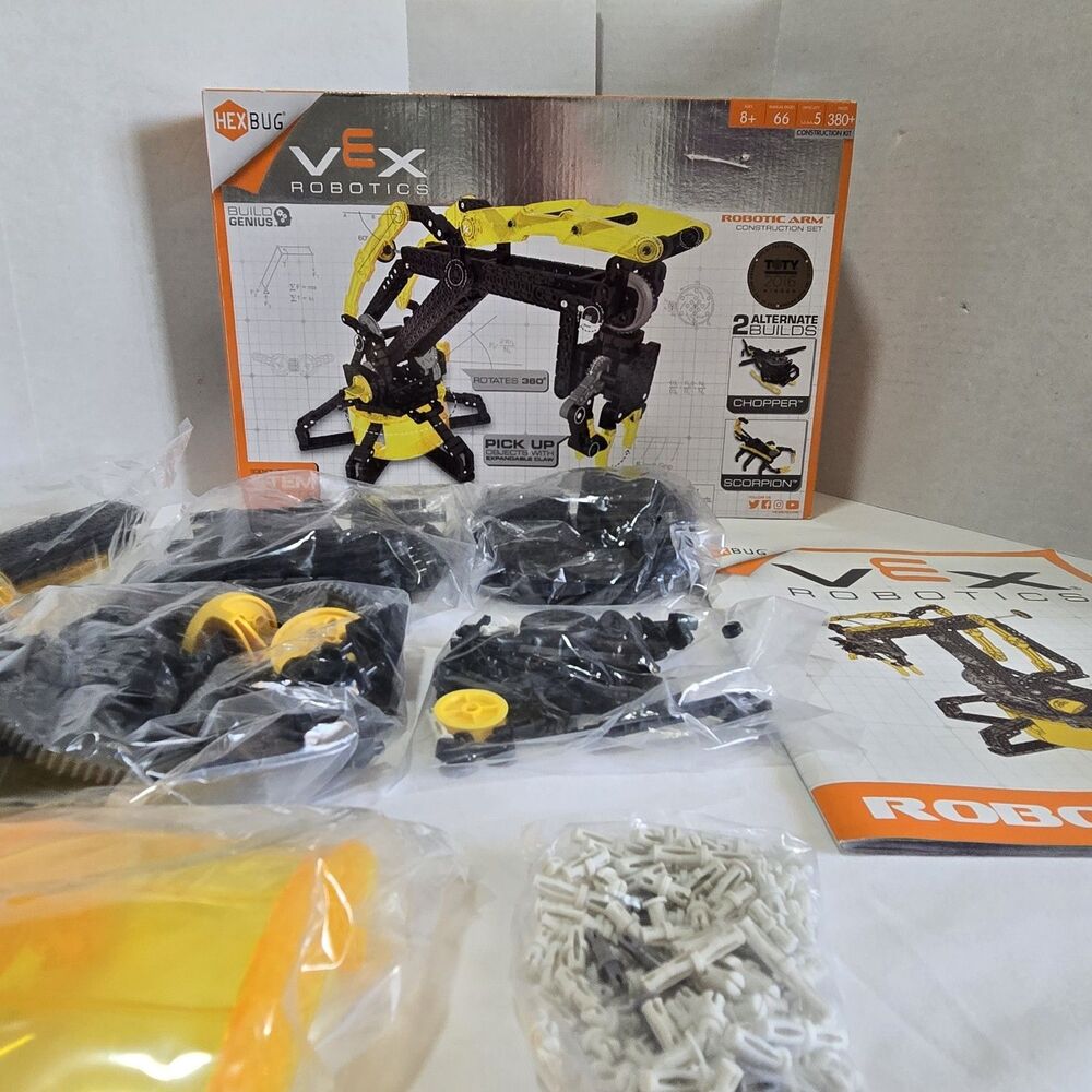 VEX Robotics Robotic Arm by Hexbug STEM Toy Set - Internal Bags Sealed CIB